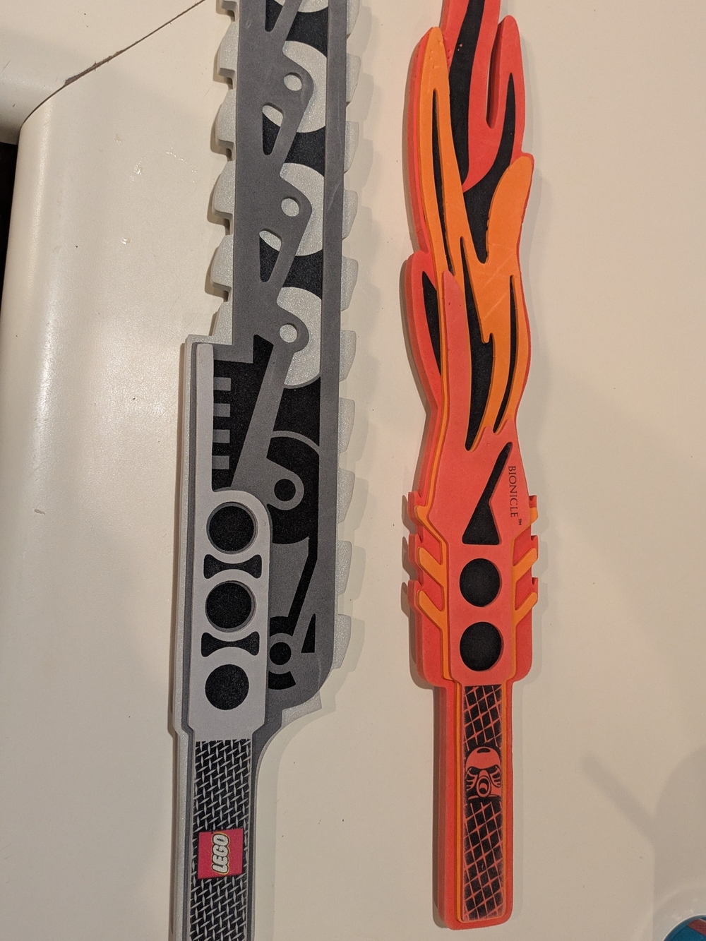 LEGO Bionicle Foam Sword Set - Orange & Gray